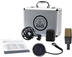 AKG C414XLII Reference Multi Pattern Large Diaphragm Condenser Mic Front View